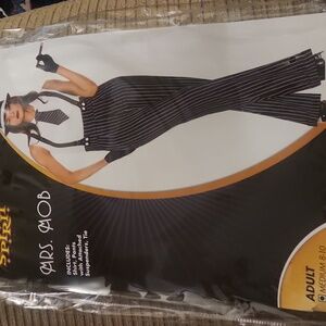 Spirit Mrs. Mob Pinstripe Costume